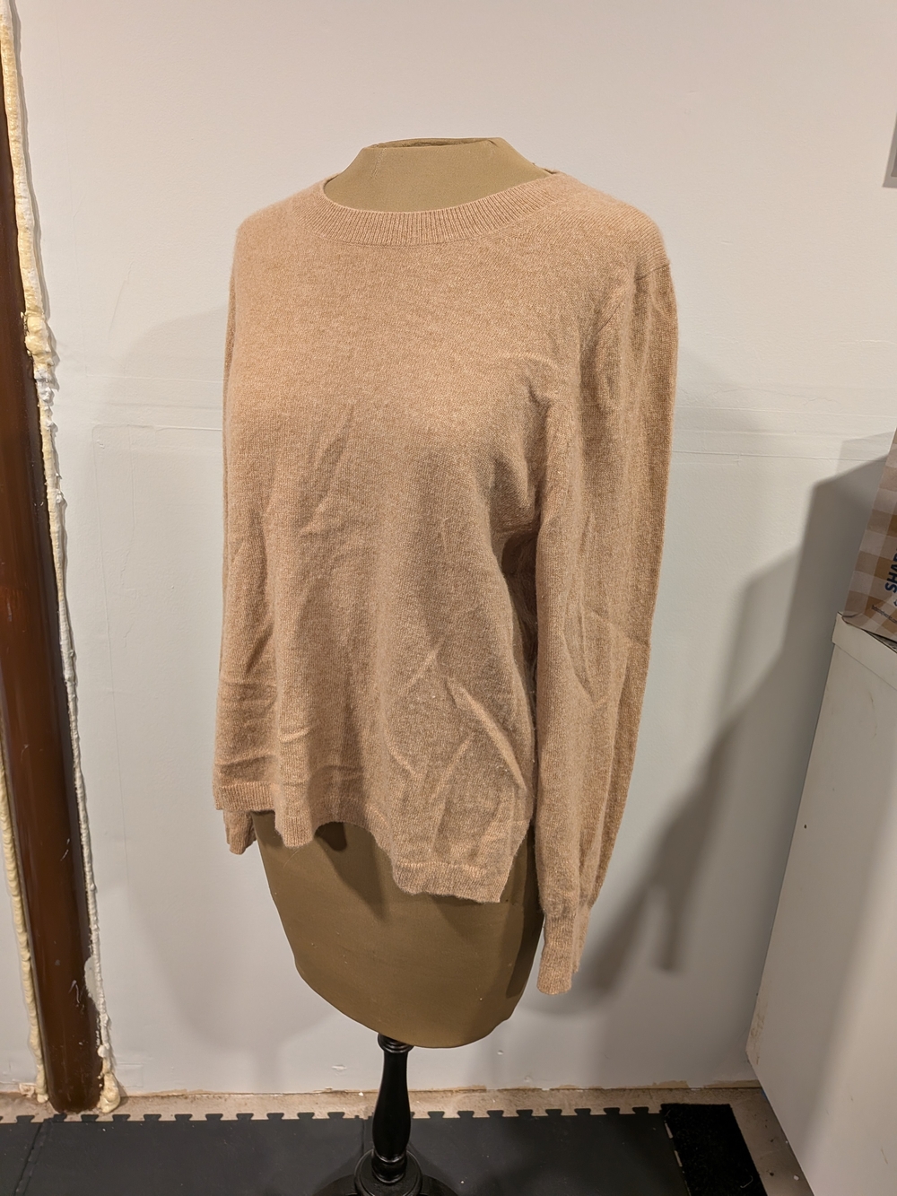 JCrew Cashmere Sweater in Camel